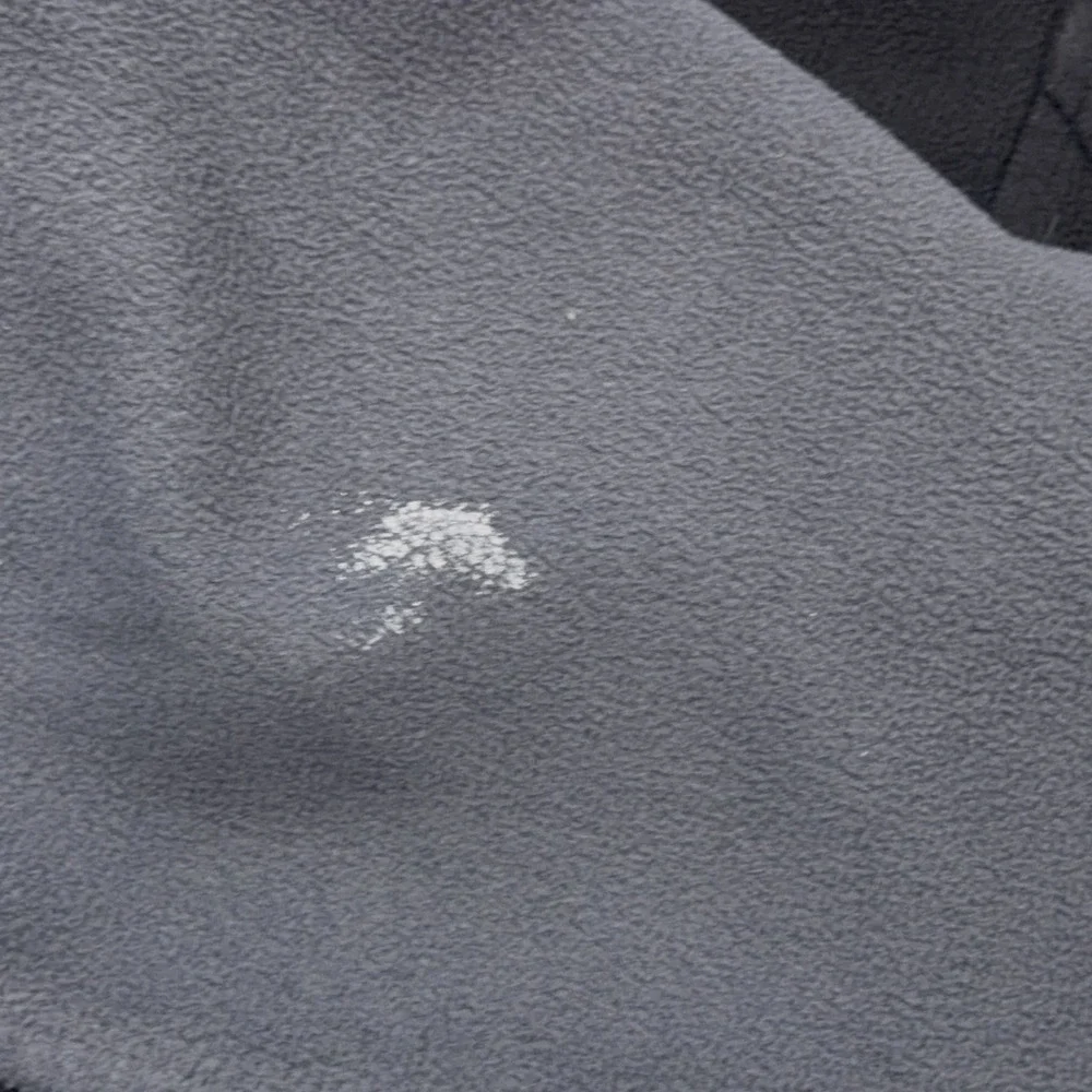 The North Face Jacket Men XL Gray Black Fleece Full Zip Interchange Bomber Adult